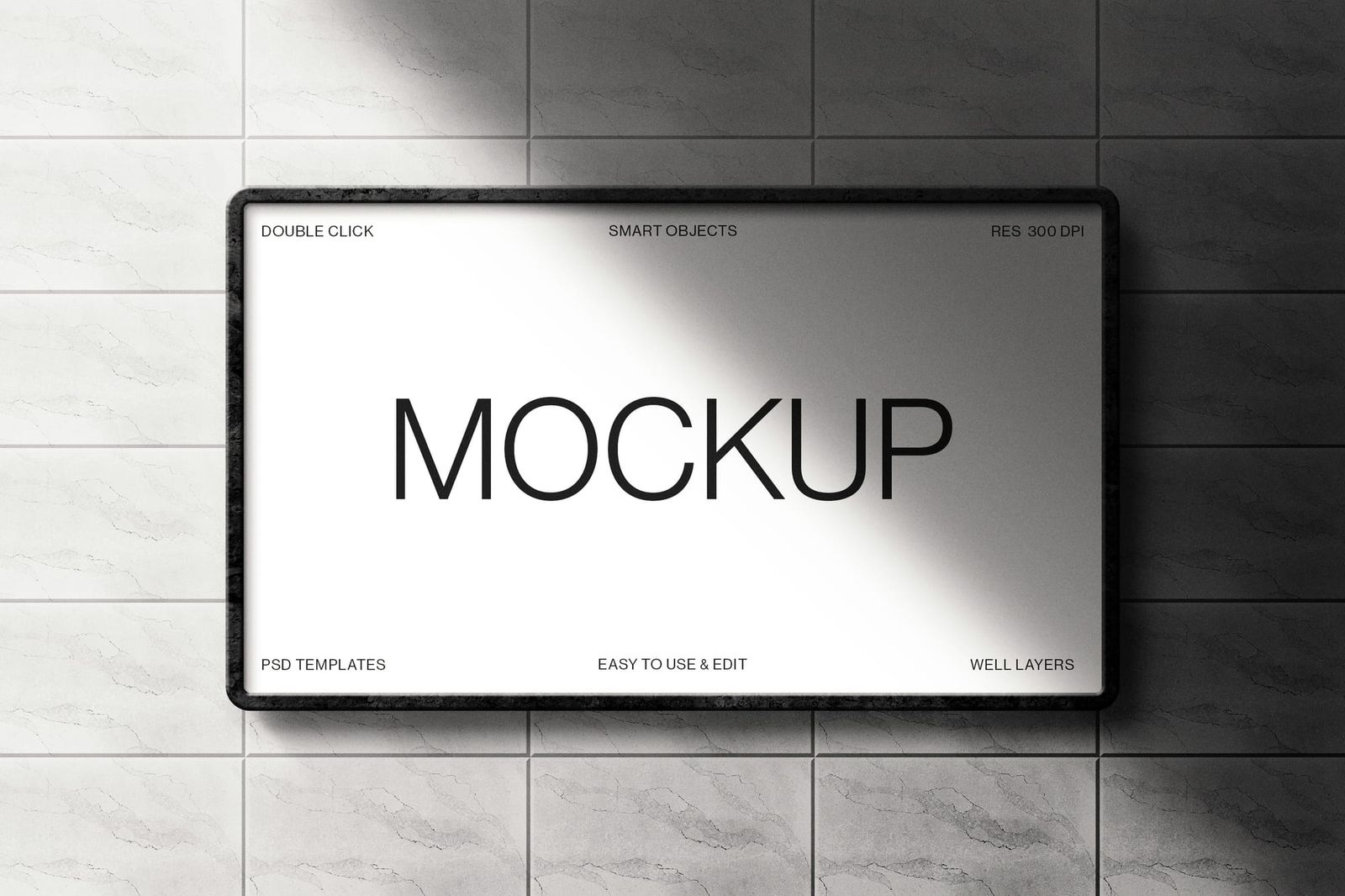 Billboard Mockup with Shadow