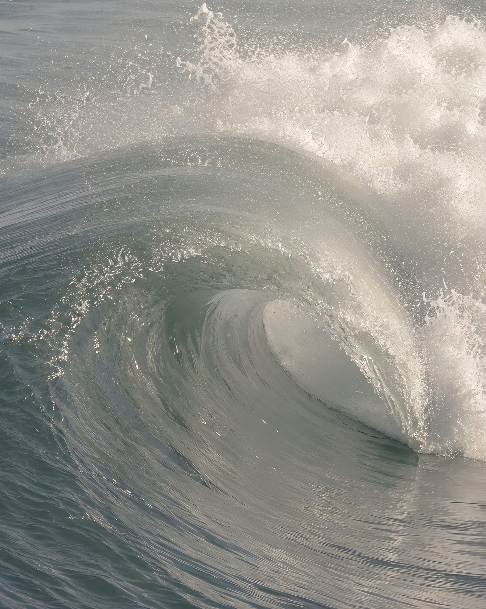 Cresting Wave In Motion