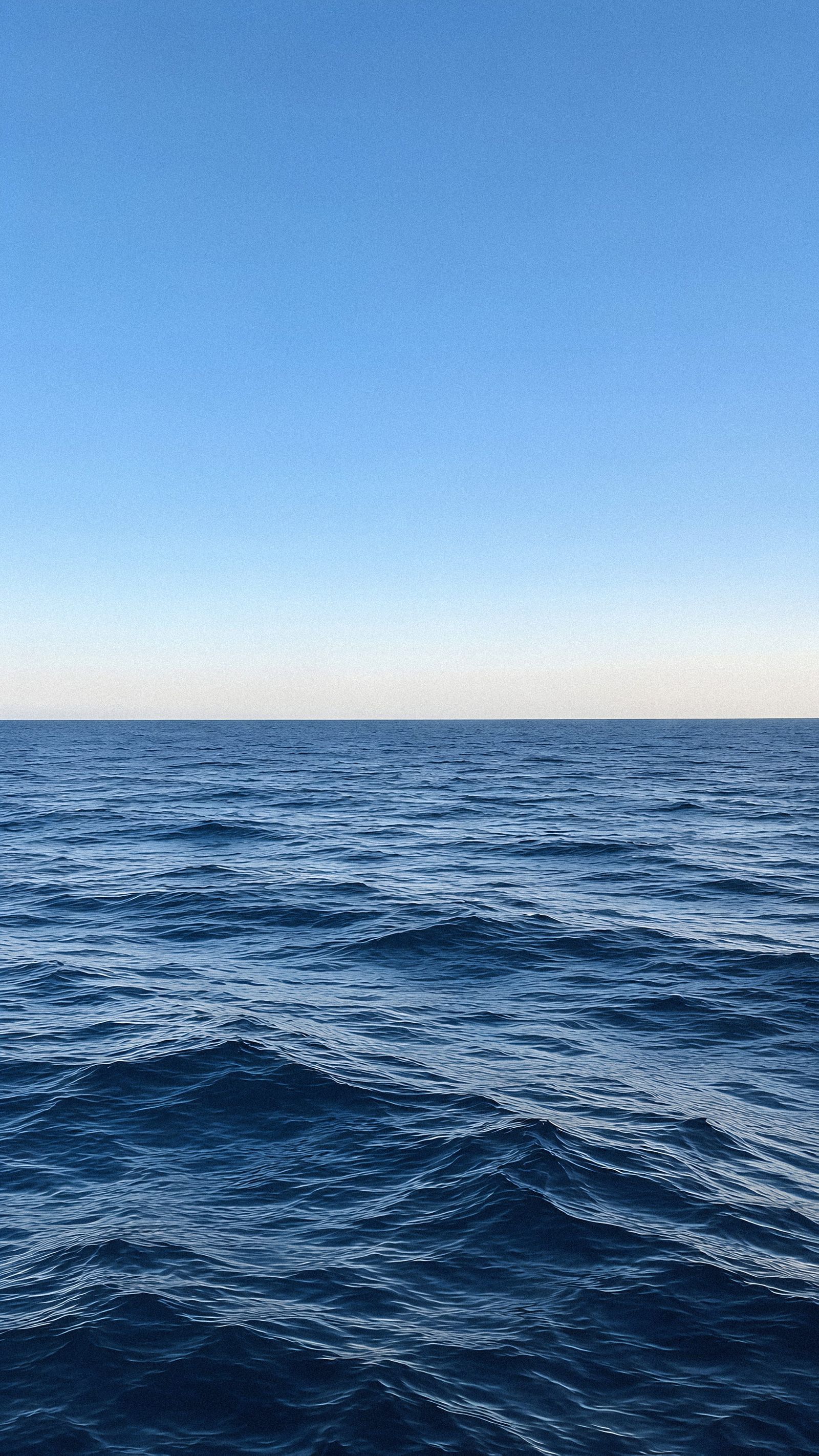 Endless Blue Horizons And Calm Seas