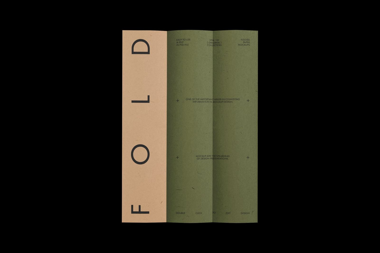 Folded Paper Mockup