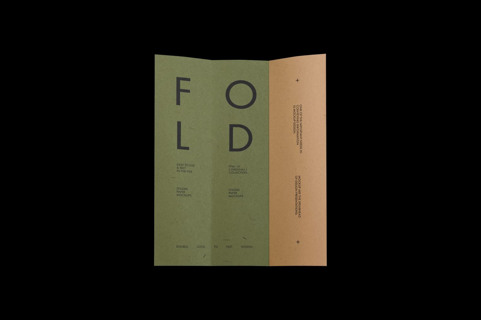 Folded Paper Mockup