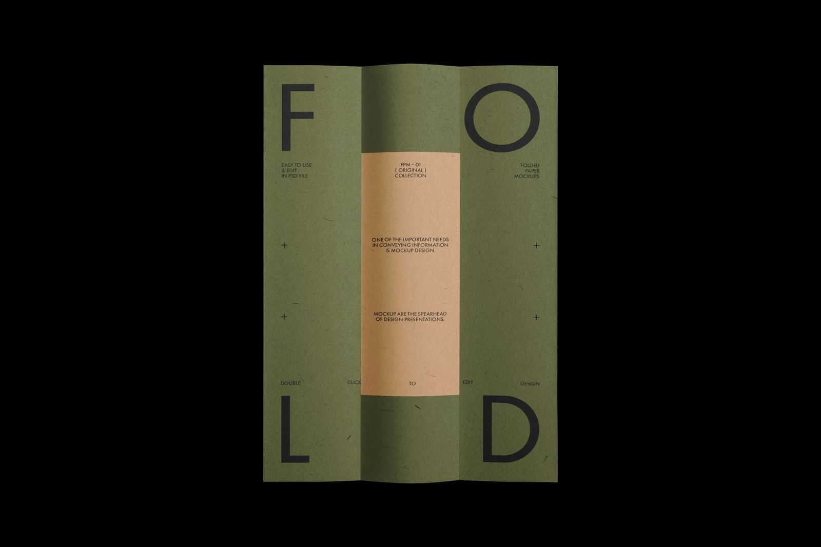 Folded Paper Mockup