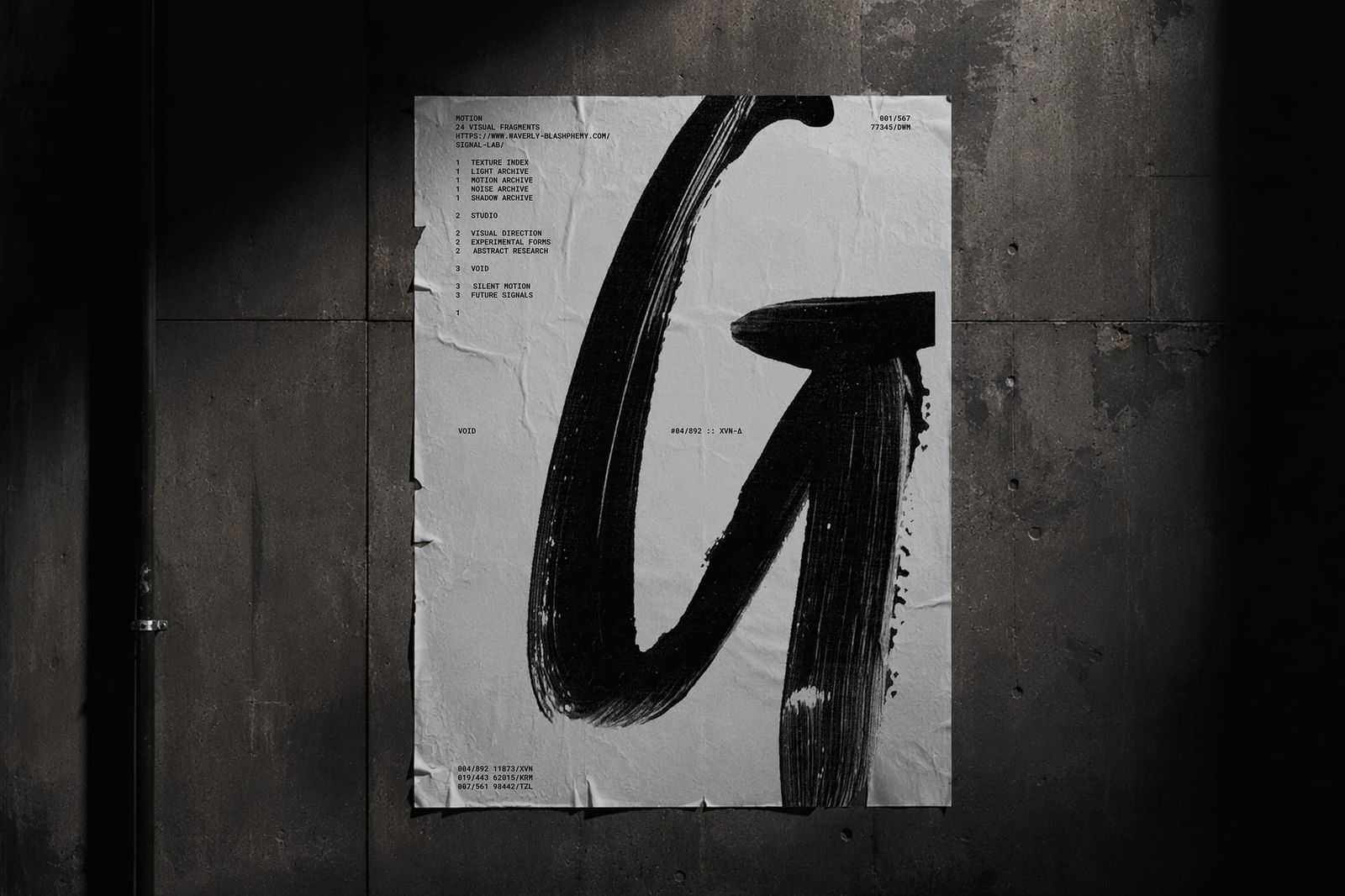 Modern Typography Poster Mockup