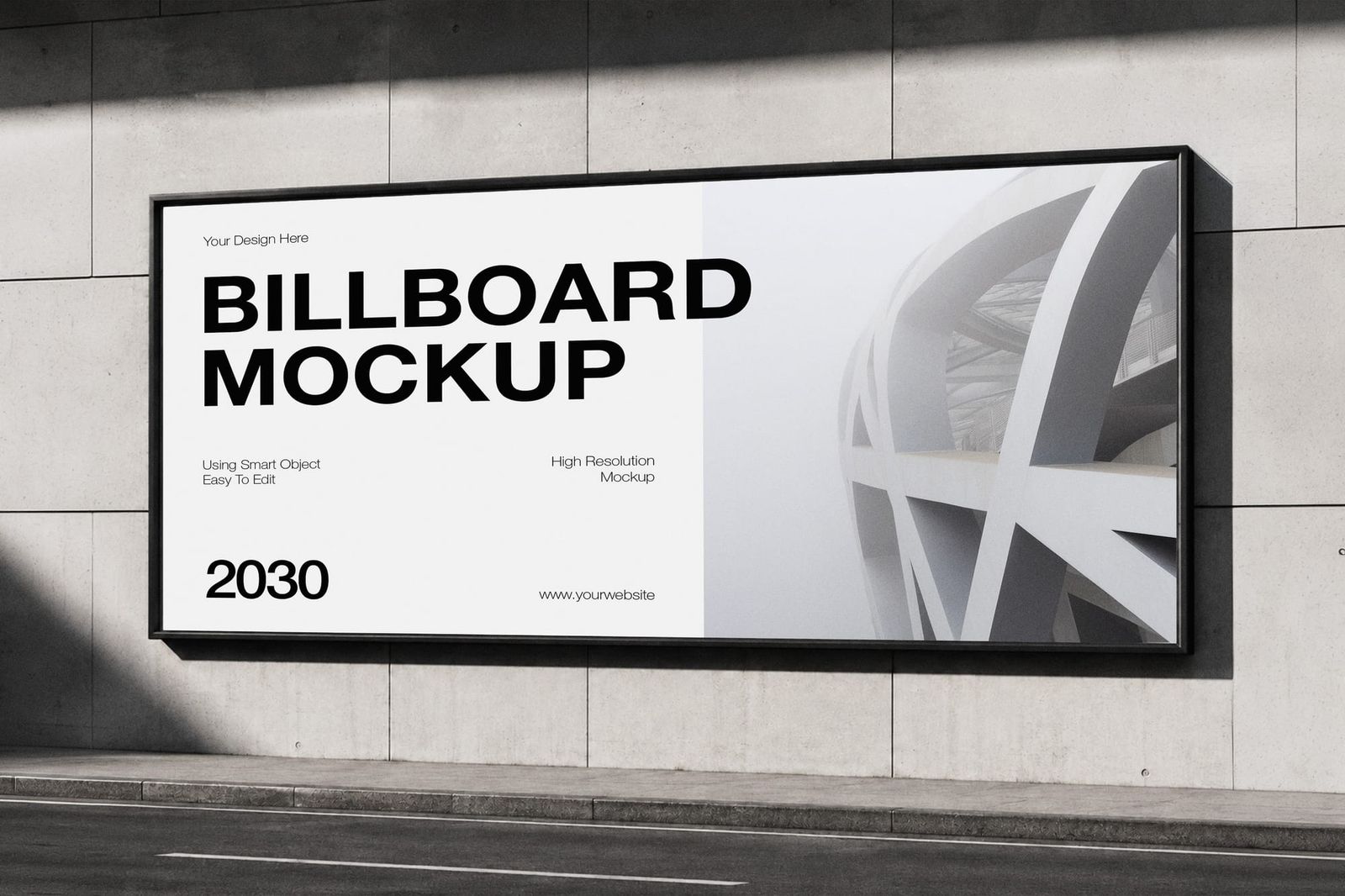 Outdoor Billboard Mockup