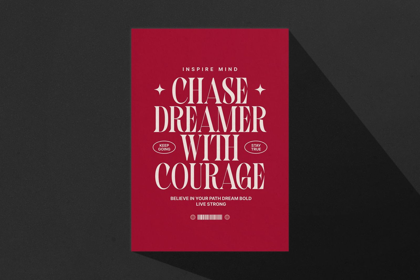 Modern Pop Art Poster Mockup