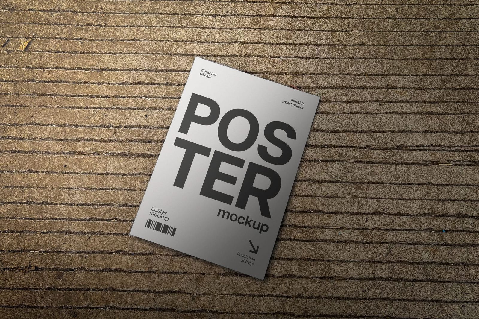 Poster Mockup on Street