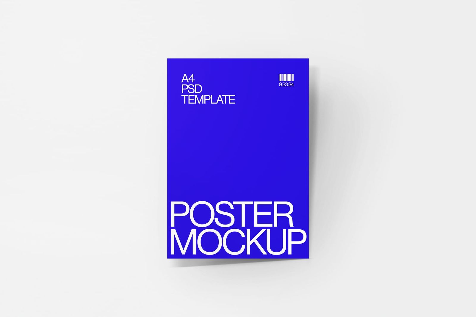 Stand A4 Poster Mockup
