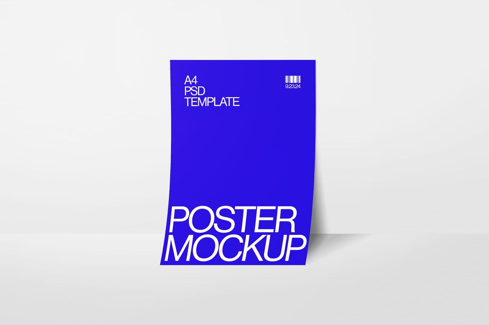 Stand A4 Poster Mockup