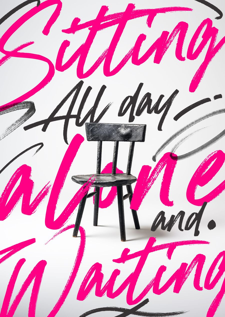 Sitting All Day Alone And Waiting