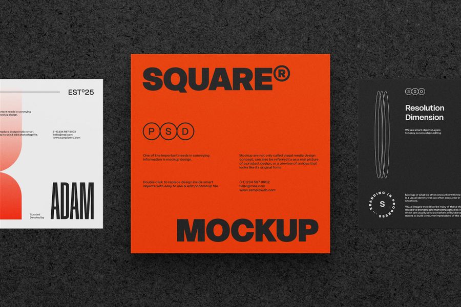 Brand Square Mockups