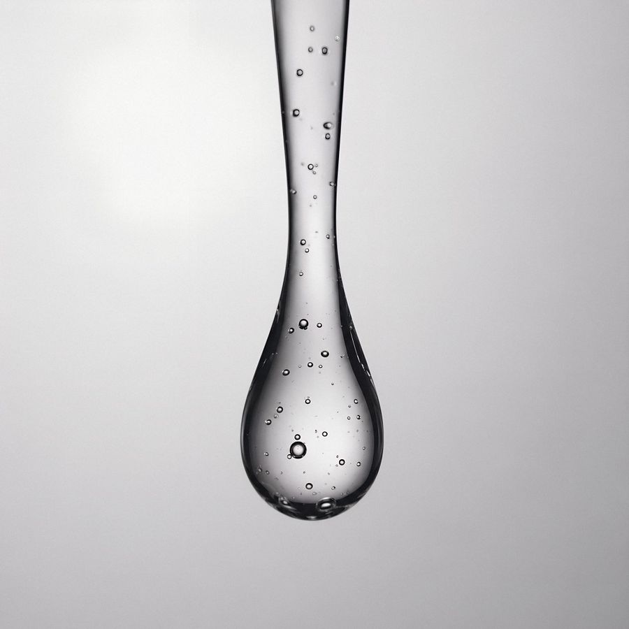 Delicate Droplet With Floating Bubbles