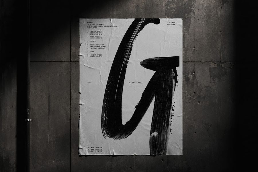 Modern Typography Poster Mockup