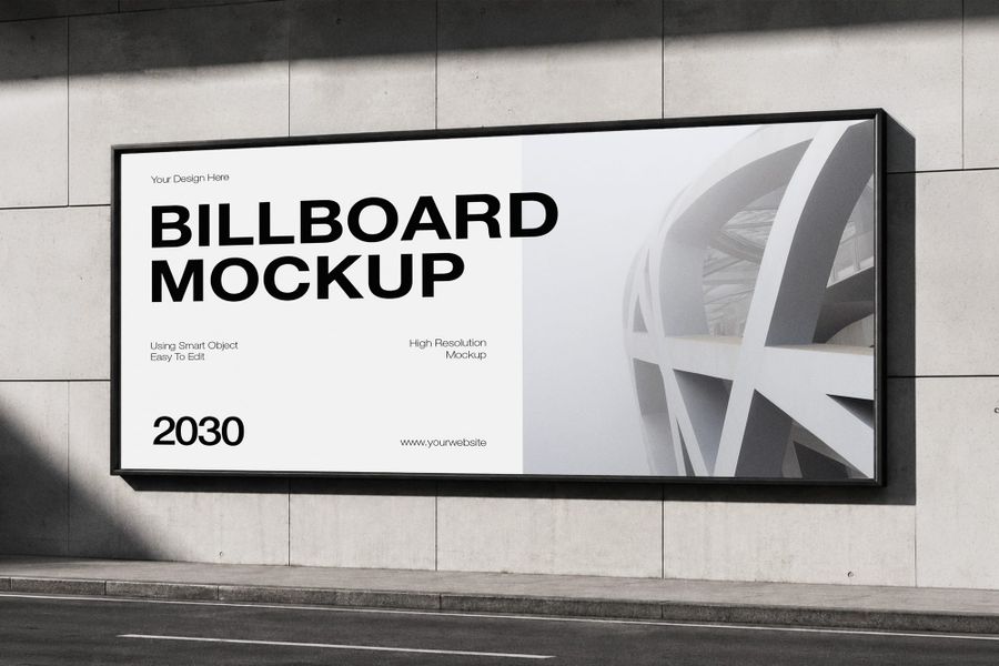 Outdoor Billboard Mockup