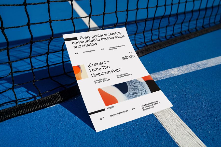 Courtside Poster Mockup