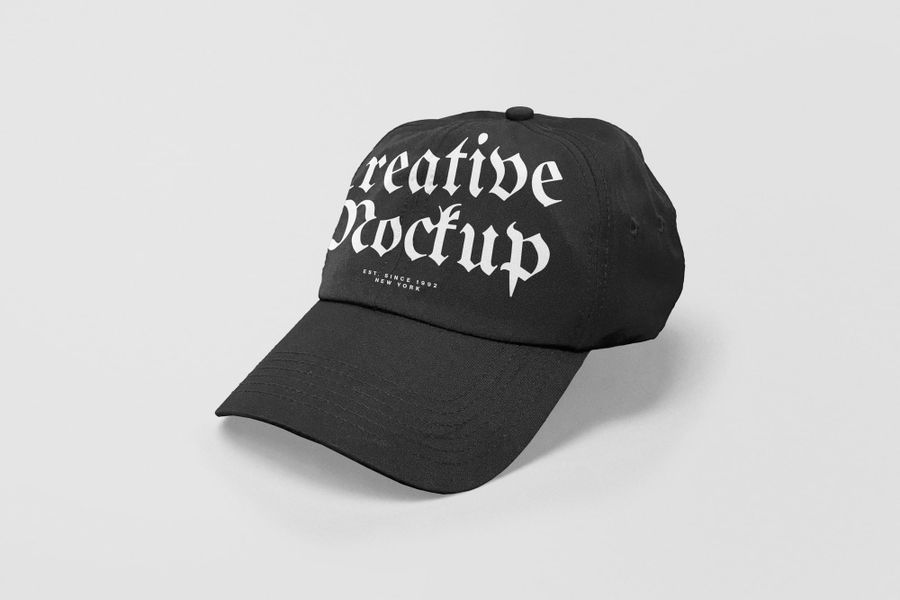 Creative Signature Cap Mockup