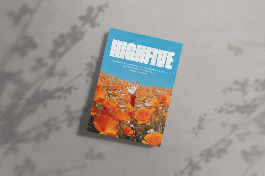 Poster Mockup on Floor Cement