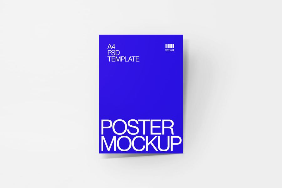 Stand A4 Poster Mockup