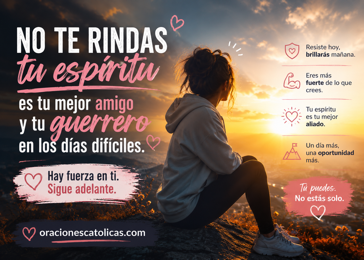 No te rindas: la fuerza que necesitas también vive dentro de ti
