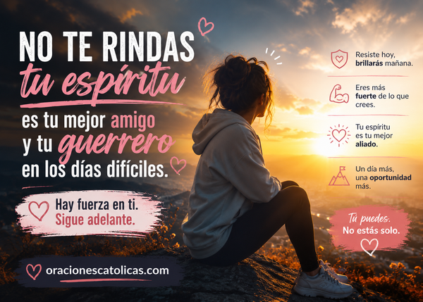 No te rindas: la fuerza que necesitas también vive dentro de ti