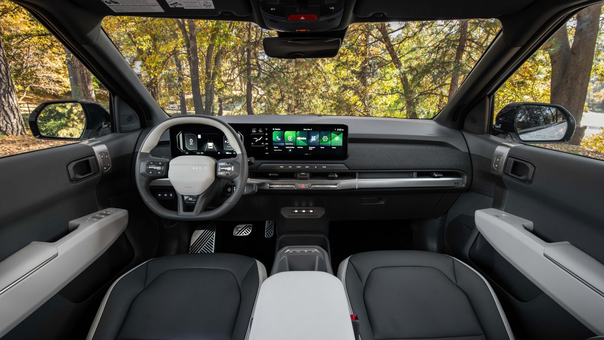 The 2027 Kia EV3's i-Pedal 3.0 retains your preferred regenerative braking curve across restarts and operates seamlessly in reverse.