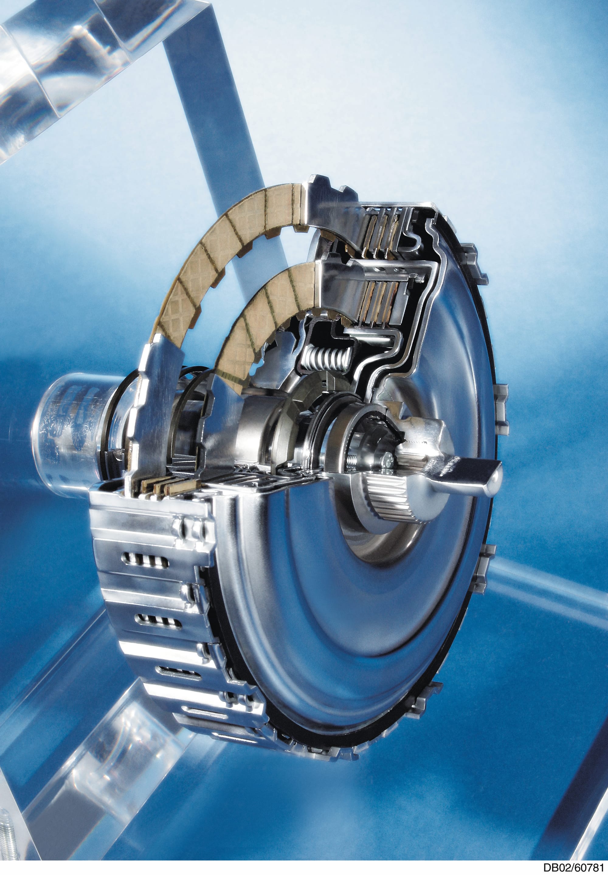 The wet clutch pack used in many DCTs, but some utilize a dual dry clutches.