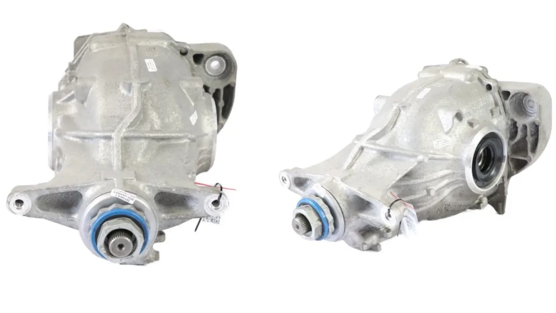 The rear differential may get replaced, but as the pinion flange is part of the driveshaft assembly, the entire driveshaft will be replaced as well.