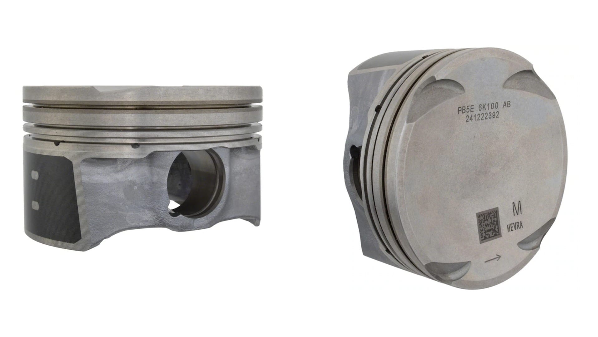 The pistons used in Ford Ecoboost engines are also machined for piston-to-valve tolerences.