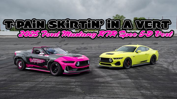 The Nappy Boy Automotive 2025 Ford Mustang RTR Convertible: T-Pain is Skirtin’ in a ‘Vert