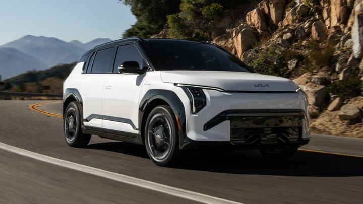 The 2027 Kia EV3 starts at $31,385 MSRP for the Light FWD, bringing near price parity with gas crossovers like the Kia Seltos ($26,485).