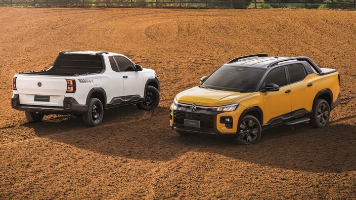 The Volkswagen Tukan is based on the MQB platform and will be offered in two-door long bed and four-door short bed configurations.