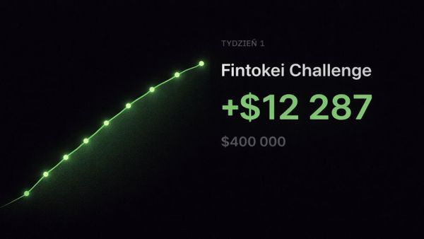 Fintokei Challenge – tydzień 1: +$12 287 na koncie $400k | Podsumowanie tygodnia
