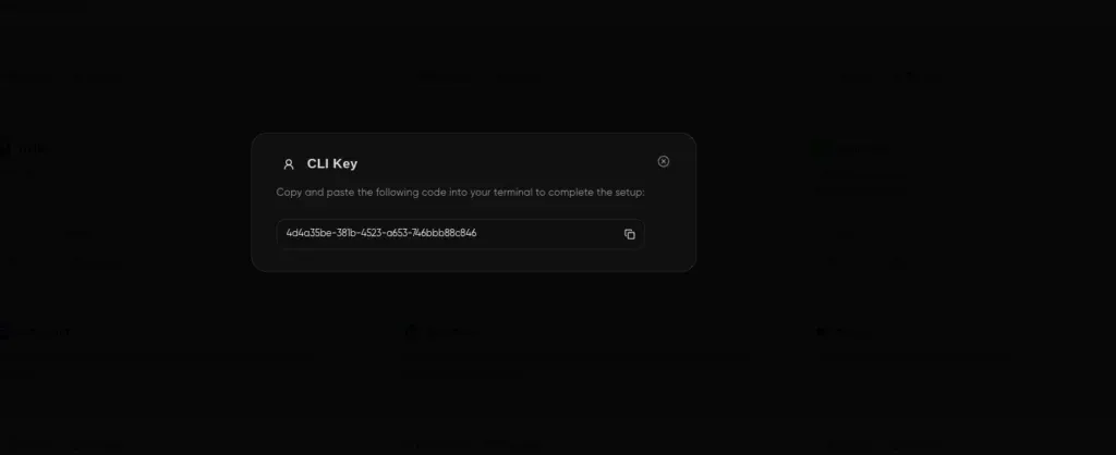 Authentication key