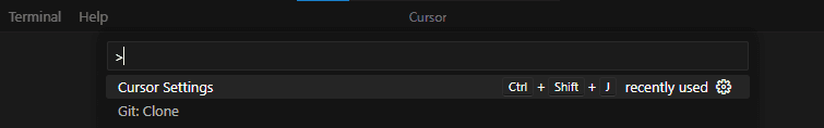 cursor settings