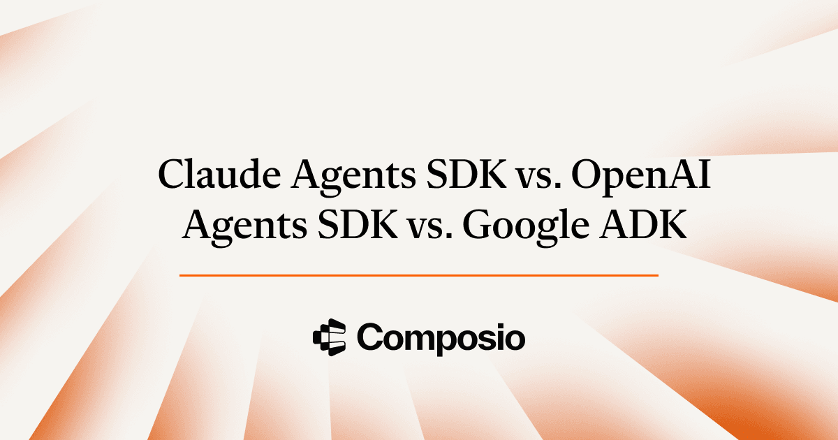 Claude Agents SDK vs. OpenAI Agents SDK vs. Google ADK: The better framework for building AI agents in 2026