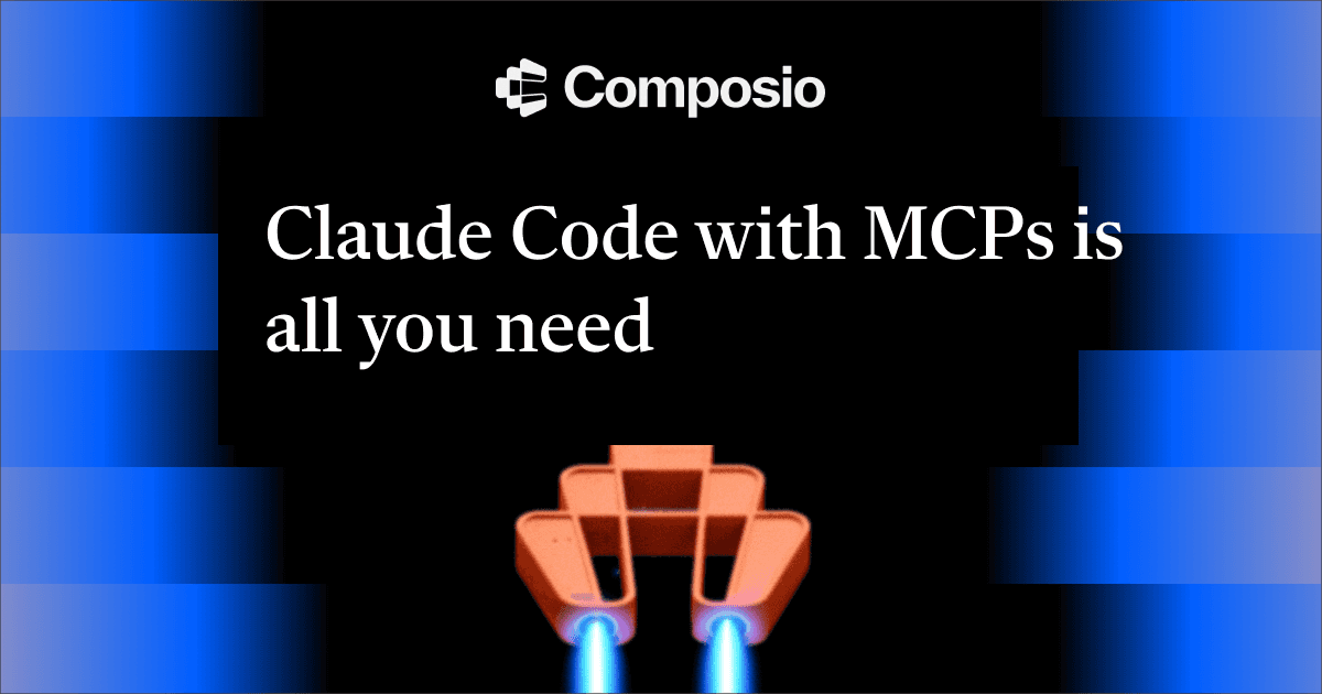 Claude code with MCP is all you need