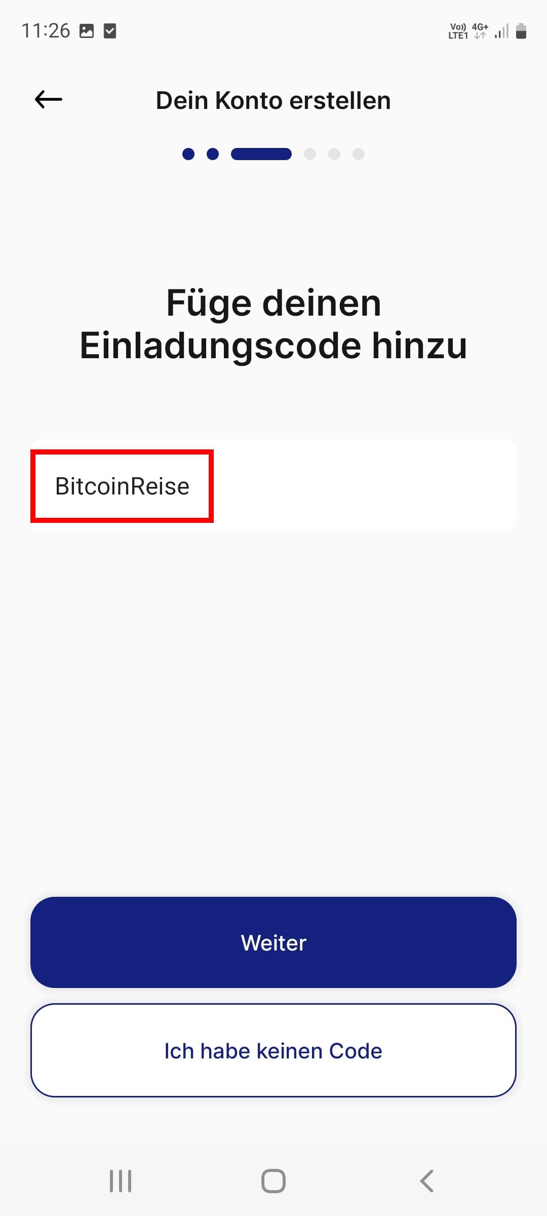 Relai Empfehlungscode