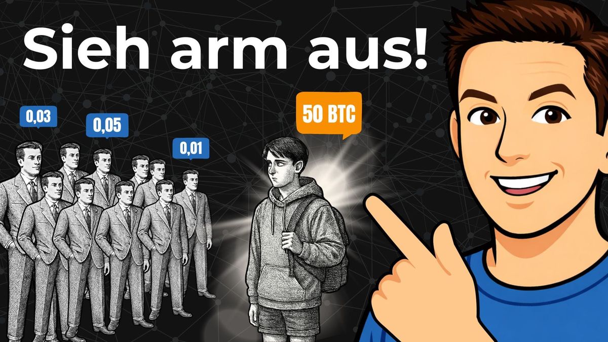Warum „arm aussehen“ wichtig ist (vor allem mit Bitcoin)