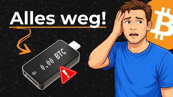 1 Fehler & deine Bitcoin Wallet ist leer - So schützt du dich!