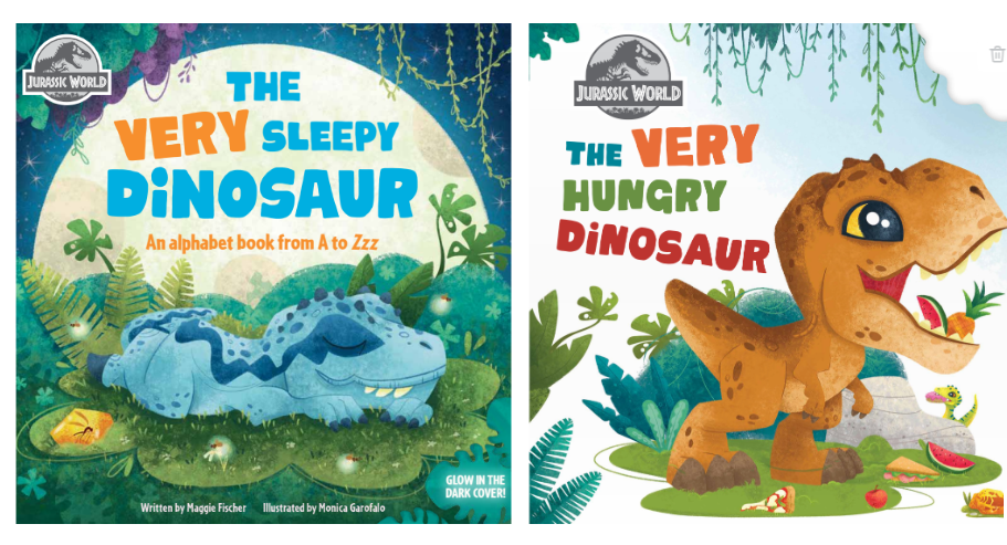 공식 Jurassic World 2종                        Very sleepy Dinosaur (그림책)     Very hungry Dinosaur (보드북)