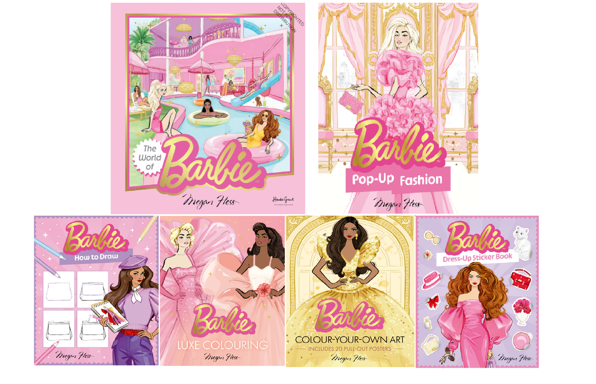 공식 Barbie 패션 아트북 x  6종