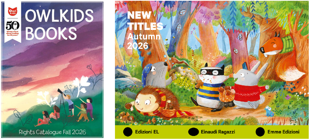 2026년 프랑크푸르트 도서전 - 하이라잇 레터: Owl kids / Emme Edizioni / Edizioni EL / Einaudi Ragazzi