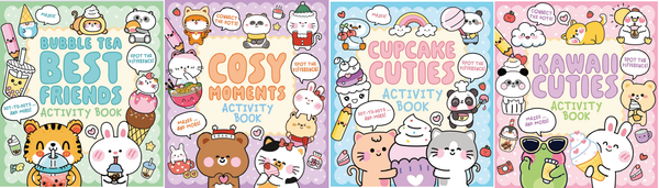 Cute Activity  시리즈 <큐티 프렌즈 액티비티북>x 4