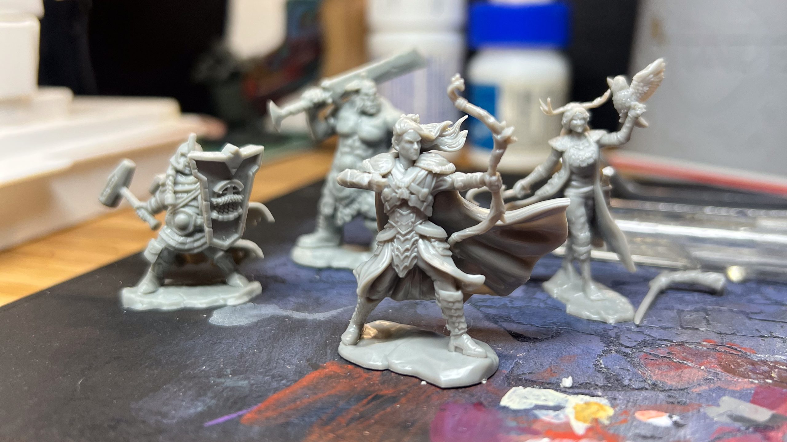 Assembled models without primer