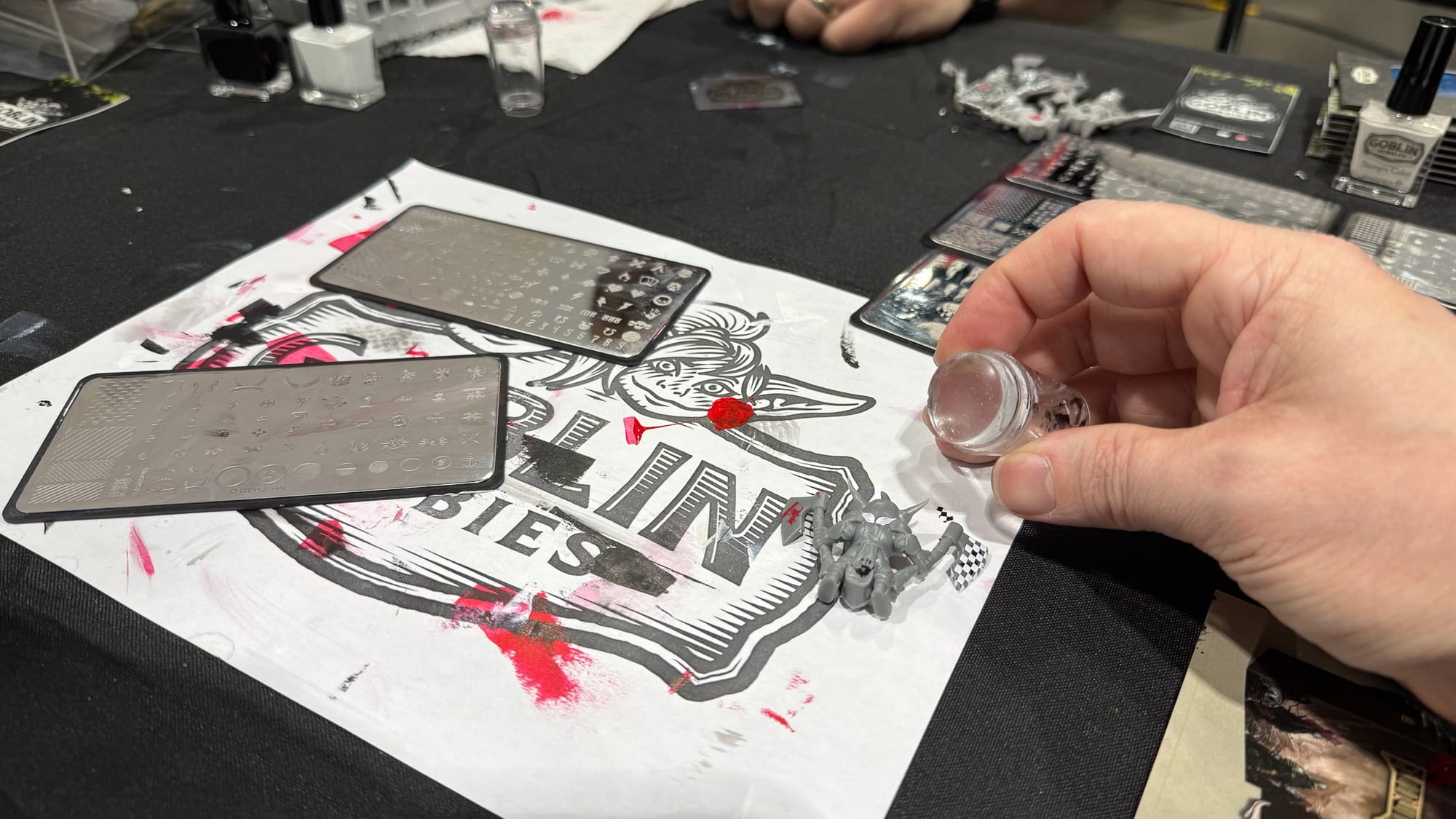 An image of the Stamper and plates from Adepticon