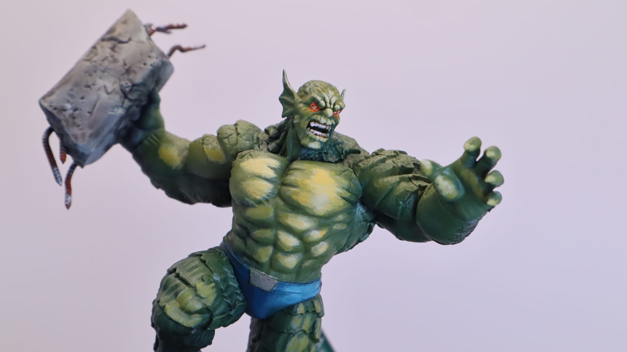 A closeup of Abomination for Marvel Crisis Protocol