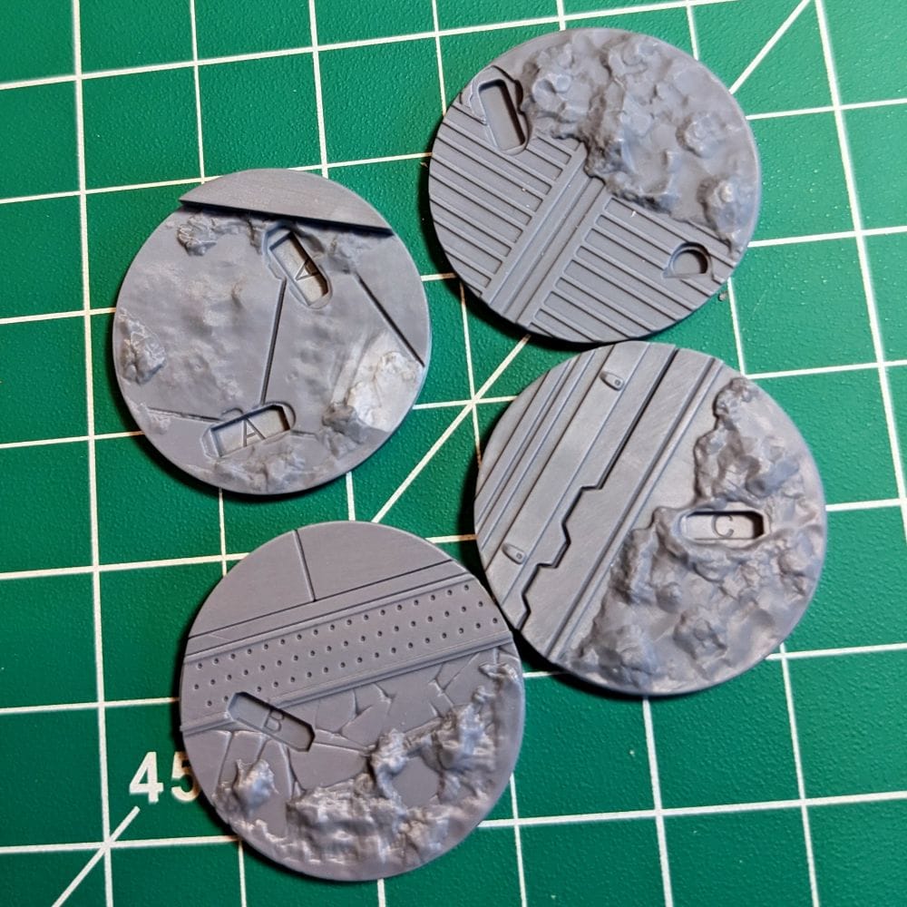 Halo: Flashpoint Mastercraft Resin Fireteam Phoenix Scenic Bases