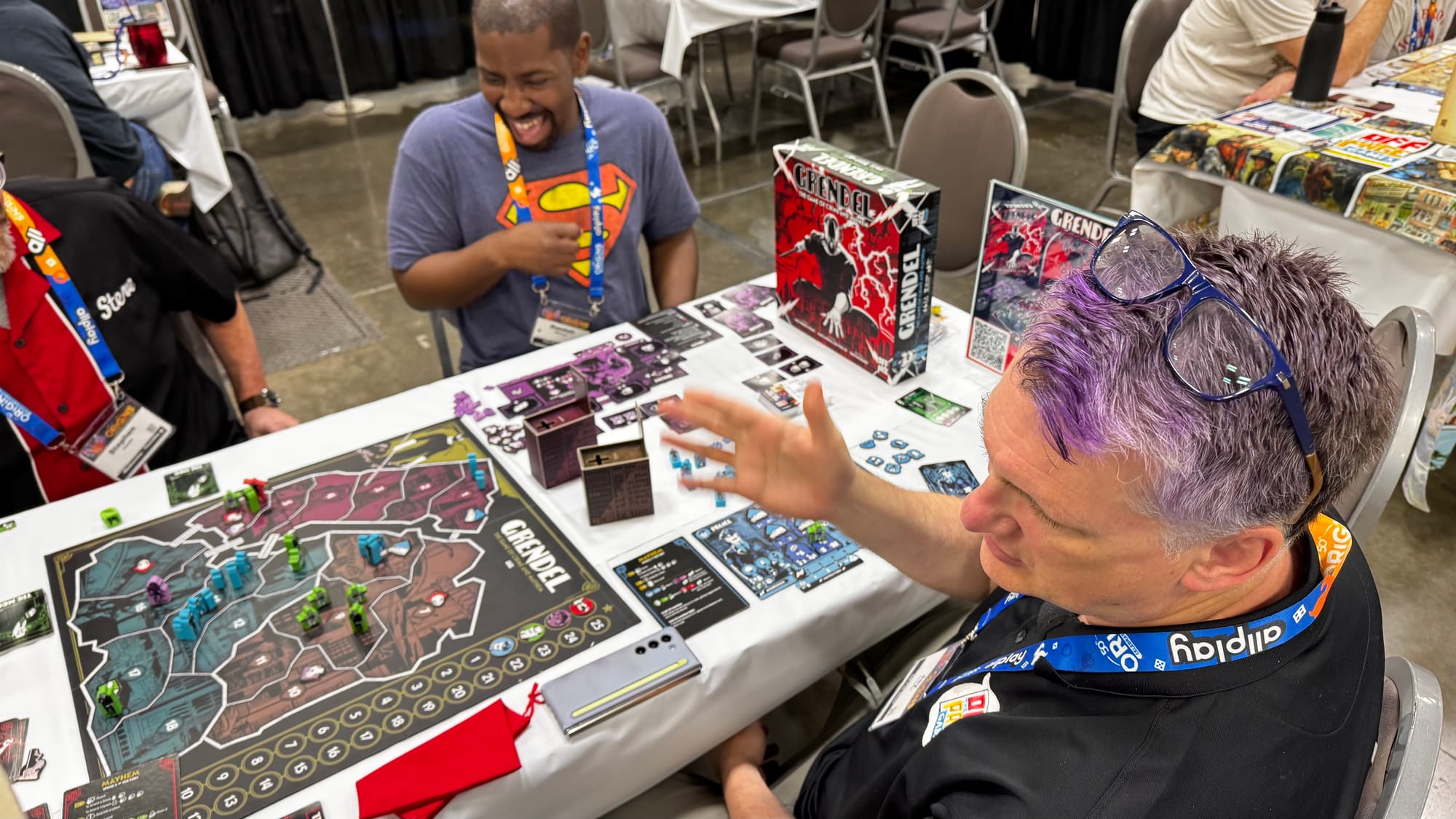 Jay Cormier, Co-Designer of Grendel: The Game of Crime and Mayhem at Origins Gamefair 2025