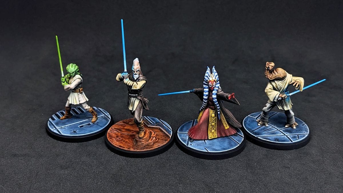 Learn to Paint Star Wars: Shatterpoint Wisdom of the Council Squad Pack
