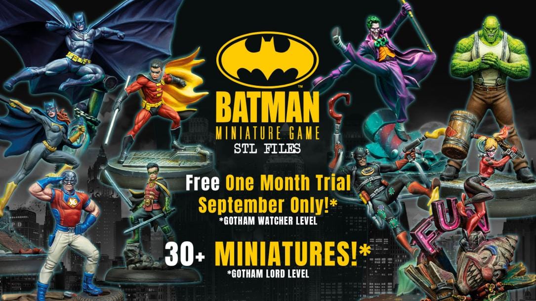 Batman Miniatures Game MyMiniFactory Tribe Gotham Lord Tier