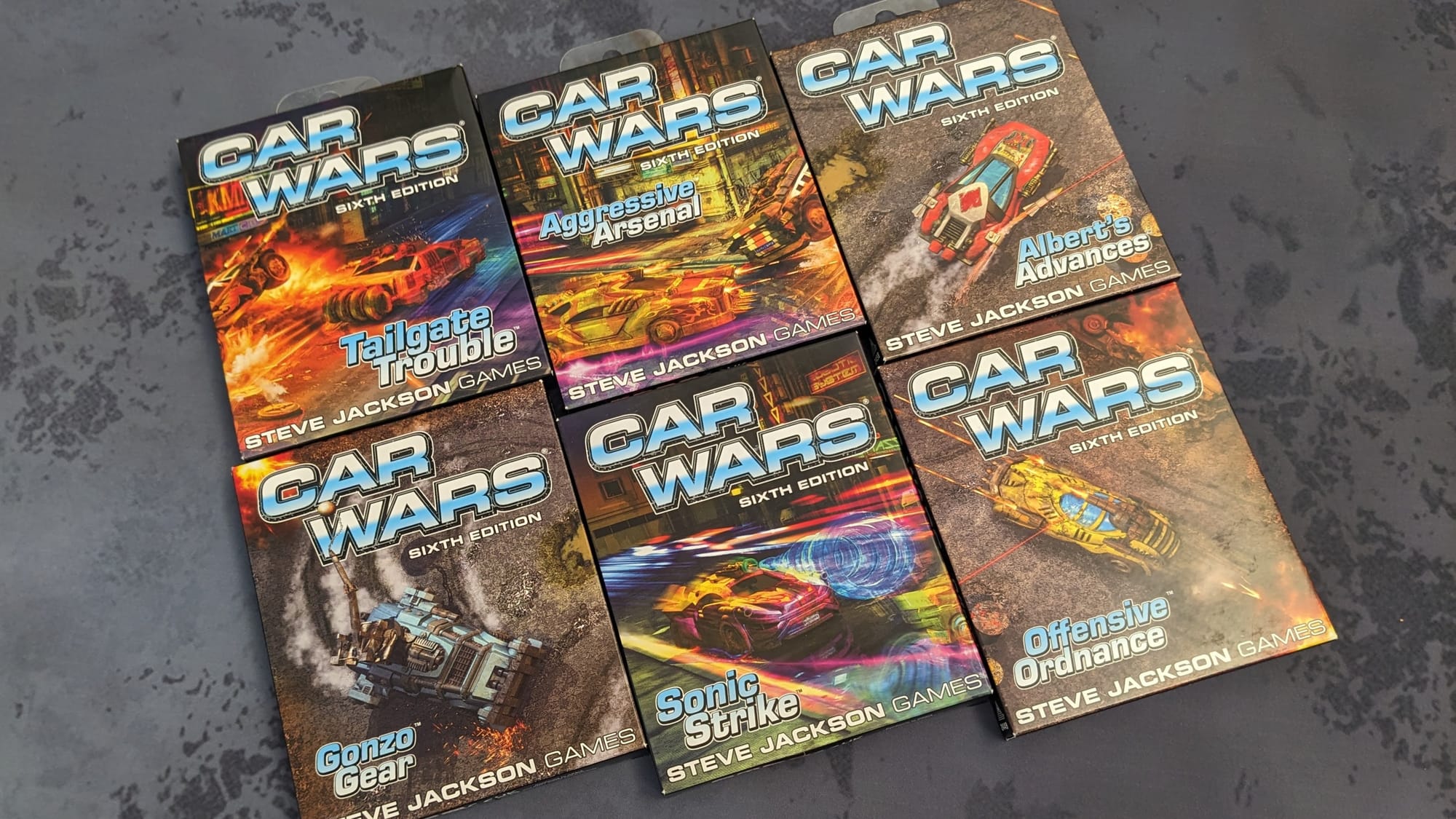 Car Wars Sixth Edition Expansion Packs